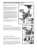 Preview for 7 page of Freemotion FMEX3256P.1 User Manual