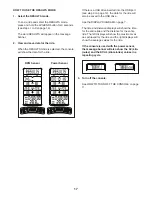 Preview for 17 page of Freemotion FMPW11.0 User Manual