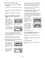 Preview for 24 page of Freemotion FMPW11.0 User Manual