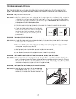 Preview for 22 page of Freemotion SFTL18910.1 User Manual