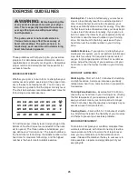 Preview for 25 page of Freemotion SFTL18910.1 User Manual