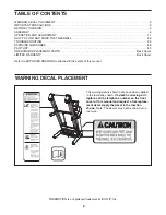 Preview for 2 page of Freemotion SFTL81507.0 User Manual