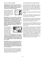 Preview for 13 page of Freemotion SFTL81507.0 User Manual