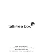 Preview for 20 page of FreePP talkfree box BV1106 User Manual