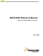 Freescale Semiconductor MSC8144E Reference Manual preview