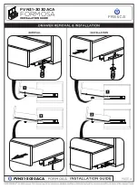 Preview for 5 page of Fresca FORMOSA FVN31-3030ACA Installation Manual