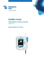 Fresenius Kabi Ambix nova Instructions For Use Manual preview