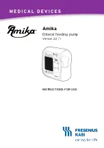 Fresenius Kabi Amika Instructions For Use Manual preview