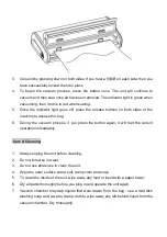 Preview for 8 page of Freshlocker VS90 User Manual