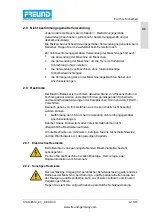 Preview for 13 page of Freund STUN-E512 Translation Of Operating Manual