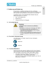 Preview for 23 page of Freund STUN-E512 Translation Of Operating Manual