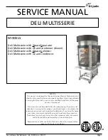 Fri-Jado Deli Multisserie with GC and condensor Service Manual preview