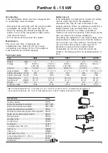 Preview for 9 page of Frico Panther SE 06 Manual