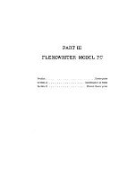 Preview for 275 page of Friden Flexowriter Technical Manual