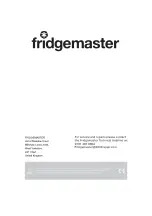 Preview for 27 page of Fridgemaster MS83430BFF Manual