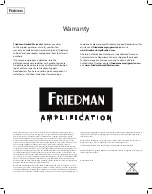 Preview for 10 page of Friedman ASC-10 Instruction Manual