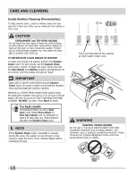 Preview for 18 page of Frigidaire 137168300C Use & Care Manual