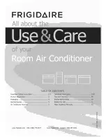 Frigidaire 2020211A1917 Use & Care Manual preview