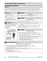 Preview for 2 page of Frigidaire 2020252A0673 Use & Care Manual