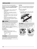 Preview for 4 page of Frigidaire 242008000 Important Safety Instructions Manual