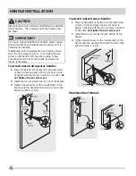 Preview for 6 page of Frigidaire 242008000 Important Safety Instructions Manual