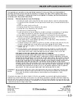 Preview for 13 page of Frigidaire 242008000 Important Safety Instructions Manual