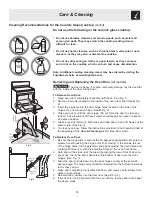 Preview for 33 page of Frigidaire 316257124 Use & Care Manual