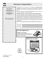 Preview for 2 page of Frigidaire 318203857 Use & Care Manual