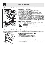 Preview for 18 page of Frigidaire 318203858 Use & Care Manual