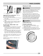 Preview for 39 page of Frigidaire 318205825 Use & Care Manual