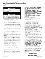 Preview for 2 page of Frigidaire 640 Series Use And Care Manual