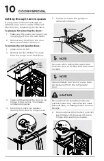 Preview for 10 page of Frigidaire A16492301 Use & Care Manual