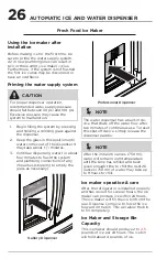 Preview for 26 page of Frigidaire A16492301 Use & Care Manual