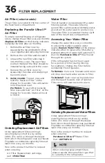 Preview for 36 page of Frigidaire A16492301 Use & Care Manual