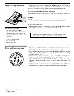 Preview for 2 page of Frigidaire AFFC1466DW3 Use And Care Manual