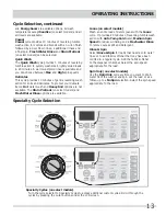 Preview for 13 page of Frigidaire Affinity FAFS4473L R Use And Care Manual