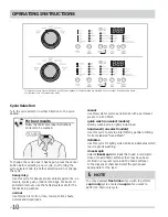 Preview for 10 page of Frigidaire Affinity FAFW3921NW Use & Care Manual