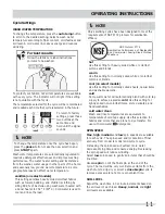 Preview for 11 page of Frigidaire Affinity FAFW3921NW Use & Care Manual