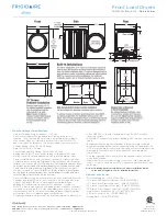 Preview for 3 page of Frigidaire Affinity FASG7074L R Specification Sheet