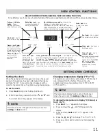 Preview for 11 page of Frigidaire CFEF3016LBA Use & Care Manual