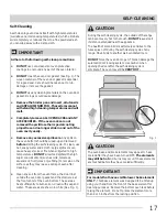 Preview for 17 page of Frigidaire CFEF3016LBA Use & Care Manual