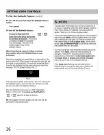 Preview for 26 page of Frigidaire CGEF3034MFA Use & Care Manual