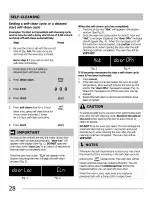 Preview for 28 page of Frigidaire CGEF3034MFA Use & Care Manual