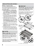 Preview for 8 page of Frigidaire CGEF3039RF Use & Care Manual