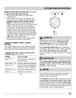 Preview for 11 page of Frigidaire CGEF3039RF Use & Care Manual