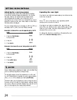 Preview for 24 page of Frigidaire CGEF3039RF Use & Care Manual