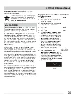 Preview for 25 page of Frigidaire CGEF3039RF Use & Care Manual