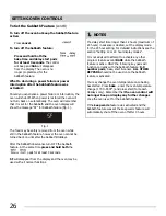 Preview for 26 page of Frigidaire CGEF3039RF Use & Care Manual