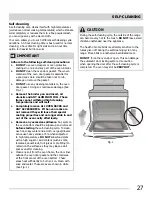 Preview for 27 page of Frigidaire CGEF3039RF Use & Care Manual