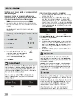 Preview for 28 page of Frigidaire CGEF3039RF Use & Care Manual